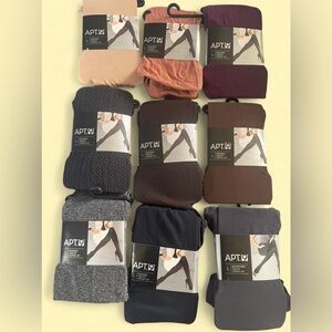 Apt. 9 Women’s Tights - Tan, Brown, Gray, Maroon